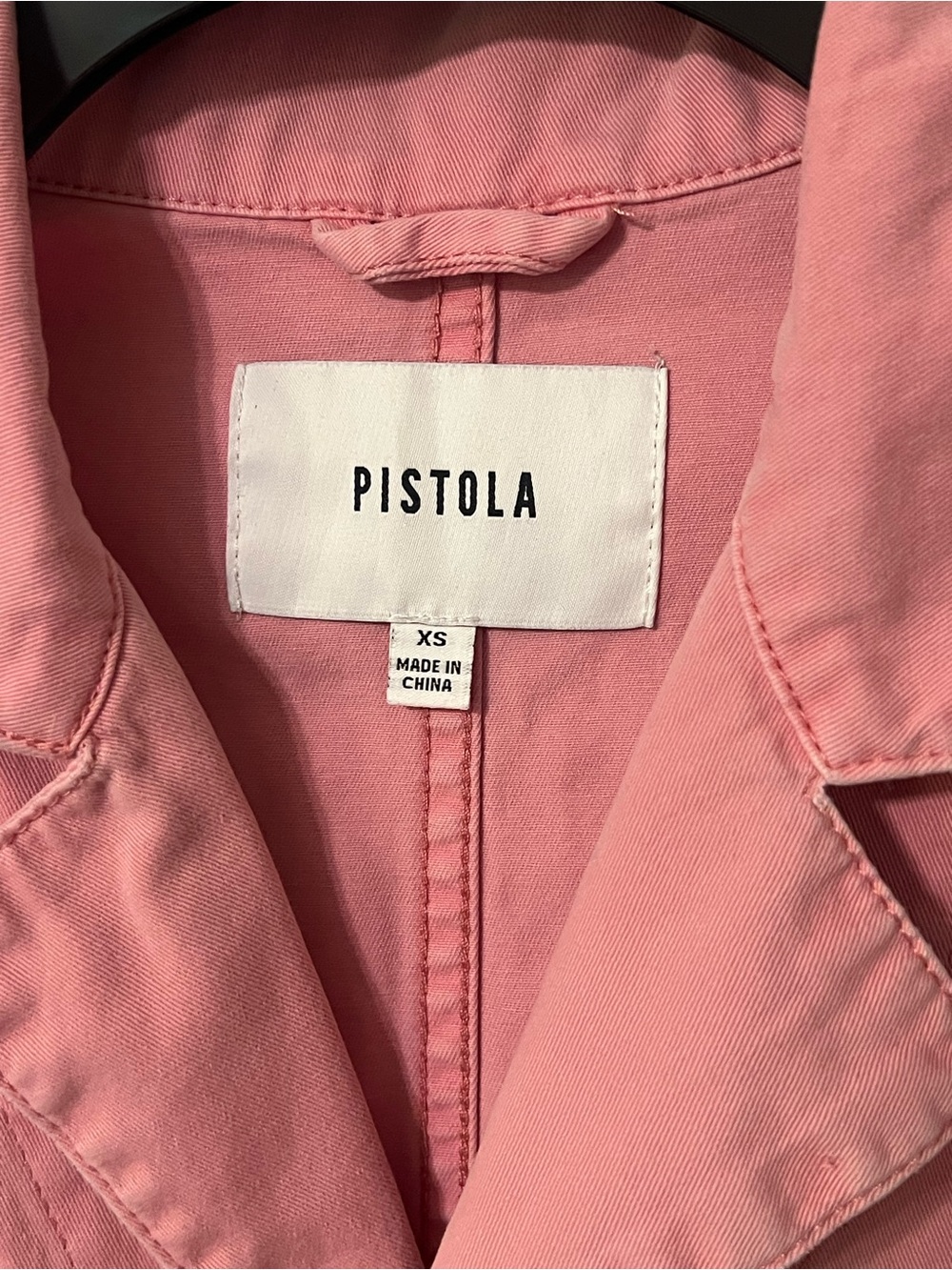 Pistola Grover Field Suit Short Sleeve Utility Jumpsuit Pink Flamingo Size XS - Picture 10 of 16